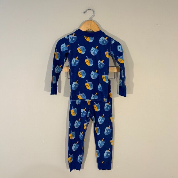 3T hanna andersson‎ dreidel print holiday pajamas- zara, h&m - Picture 1 of 3